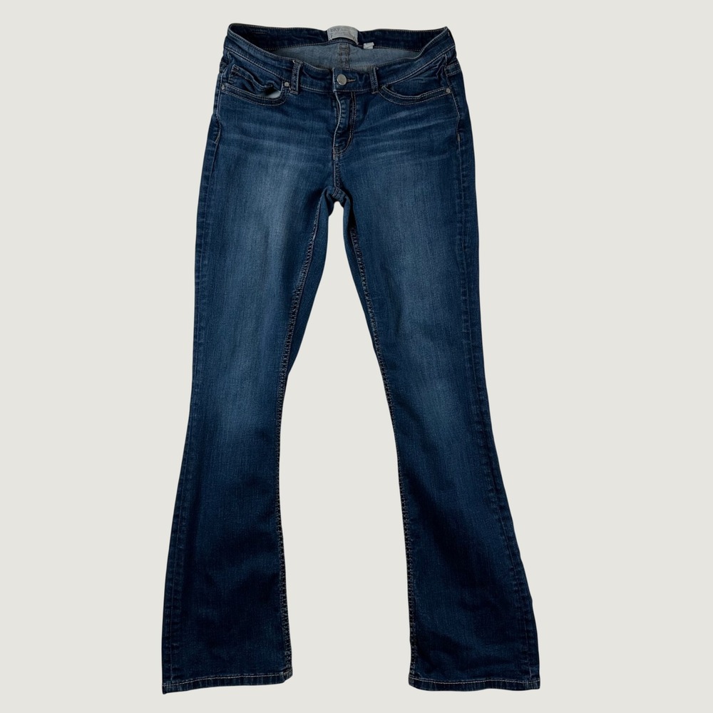 BKE Payton Bootcut Jeans Womens 29x33 Mid Rise Stretch Denim Dark Blue